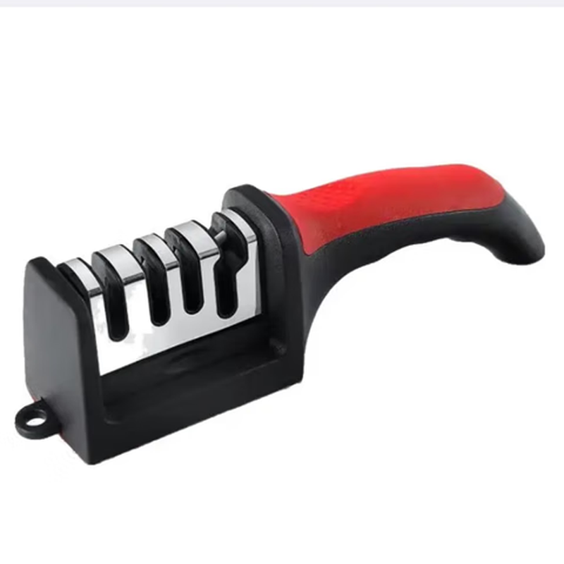 Knife sharpening artifact four-stage quick knife sharpener whetstone kitchen household fast diamond whetstone sharpening super easy to use 4-stage knife sharpener