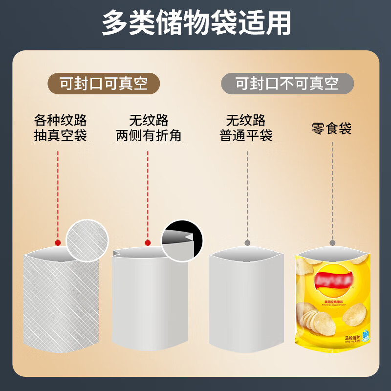 Kaide Pudi vacuum packaging machine fully automatic vacuum sealing machine household dry and wet dual-use fresh food compression sealing machine wet and dry dual-use strong suction 50 bags