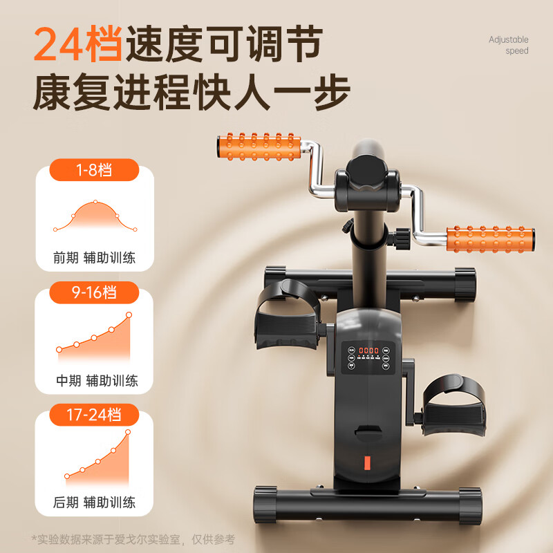 Aigore upper and lower limb rehabilitation training equipment for the elderly at home, stroke and cerebral infarction, hemiplegia fitness bicycle, electric rehabilitation exercise, upper and lower limb electric rehabilitation bicycle + double leg iron brace, official direct sale