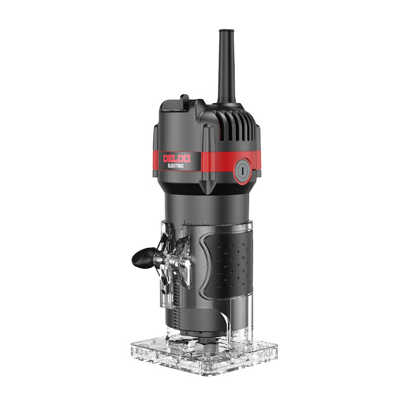 Delixi Delixi trimming machine woodworking edge trimming machine aluminum body trimming machine decoration plastic plate slotting carving hole wood milling machine engineering plastic body type - commonly used plastic box 7 milling cutter