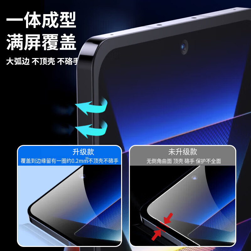 Mingying is suitable for high-definition 2-piece dust-free warehouse, Xiaomi 13 tempered film, Xiaomi 14 full-screen tempered glass, high-definition transparent mobile phone protective film, anti-fall dust-free warehouse