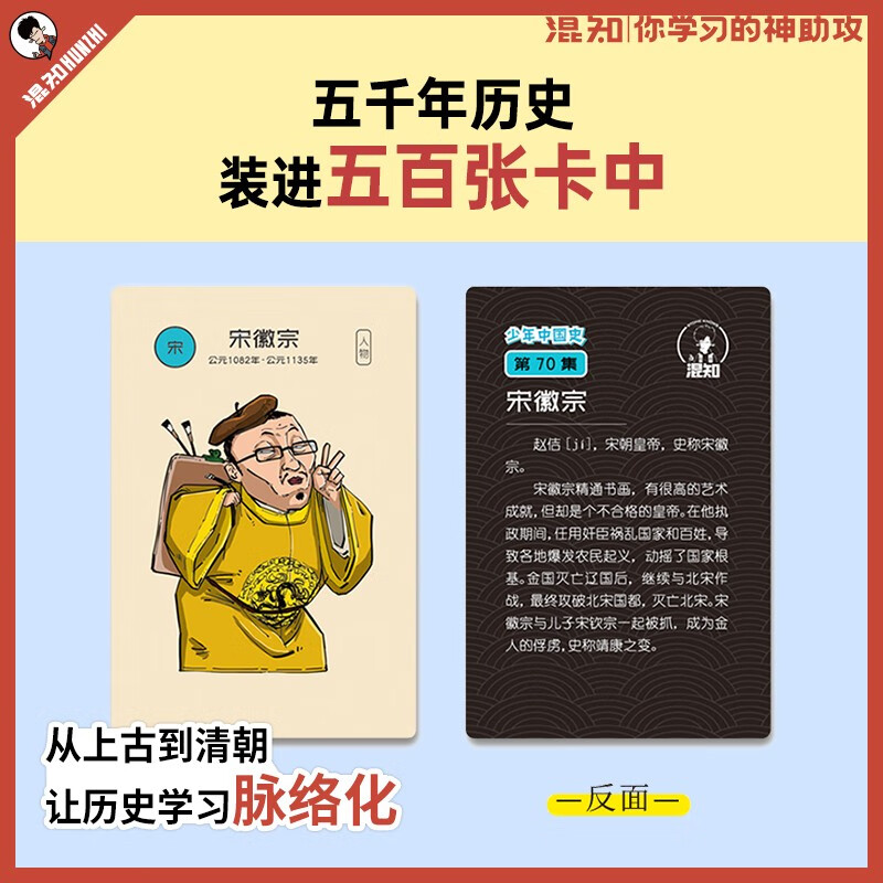 Hunzhi Comics Young Chinese History Cards