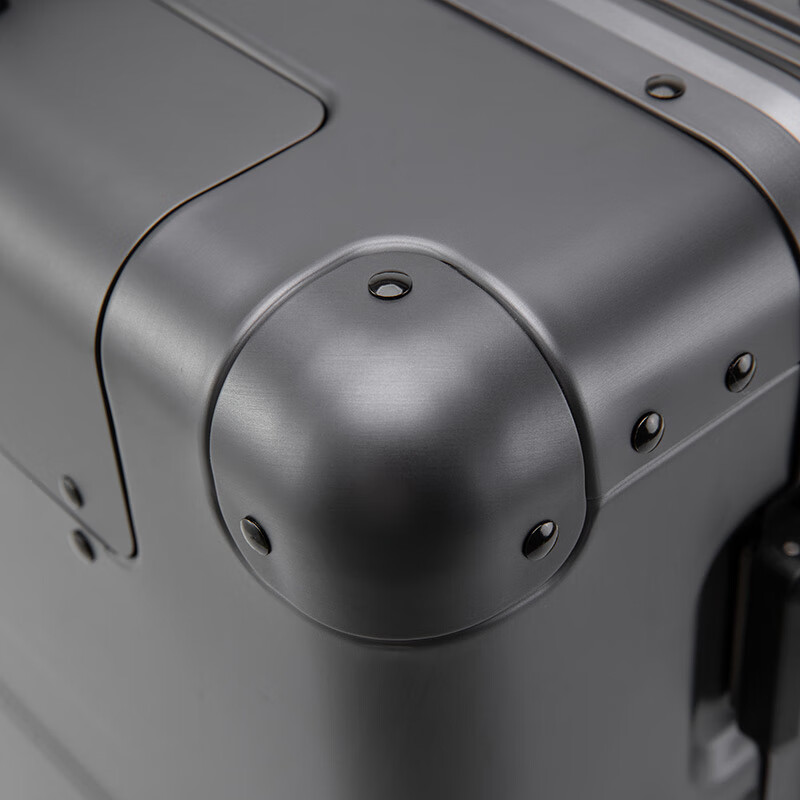 Walker Shop Aluminum Magnesium Alloy Brand Luggage 2026 New Business Travel Suitcase Multifunctional Front Opening Boarding Case Dark Blue 20 inches