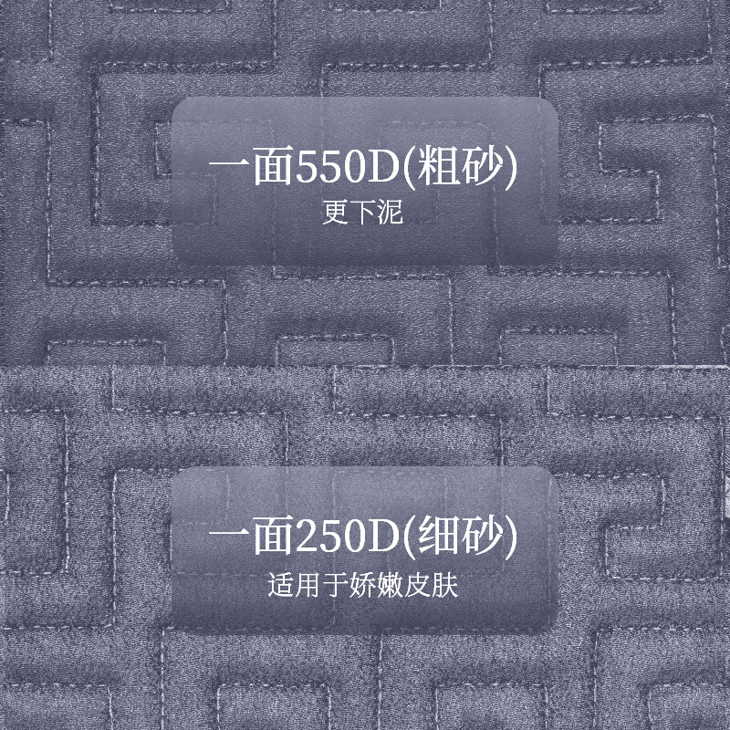 Xingfang bath towel, men's bath towel, powerful mud rub back bath towel, pull back strip, rub back towel thickness, sapphire blue