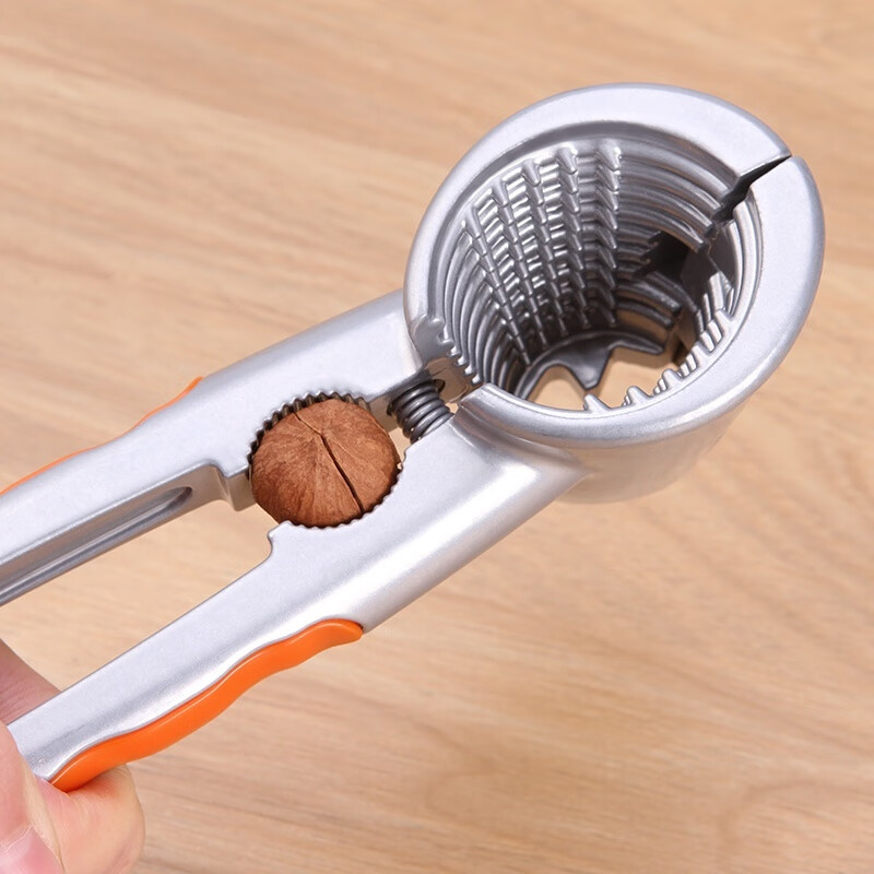 Qinkai Walnut Clamp Peeling Core Pecan Tool Household Multi-functional Artifact for Opening Walnut Nuts Small Hazelnut Pliers Aluminum Alloy Upgrade