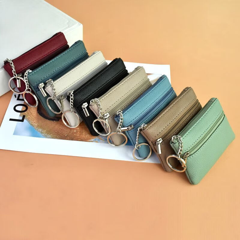 Cute and cute wallet, middle-aged and elderly coin purse, mini ultra-small carry-on 2023 bag, key bag, coin bag, small card bag, Rumba red (cannot hold mobile phone)