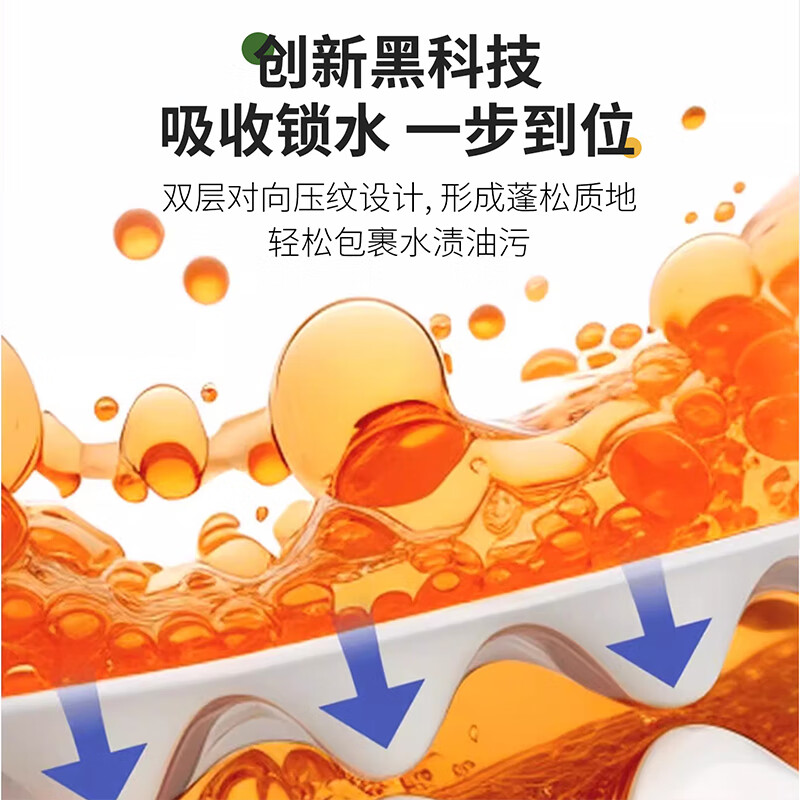 Xinmier hanging kitchen paper 150 pieces * 5 bags thickened oil-absorbing and water-locking food-grade kitchen paper convenient hanging paper