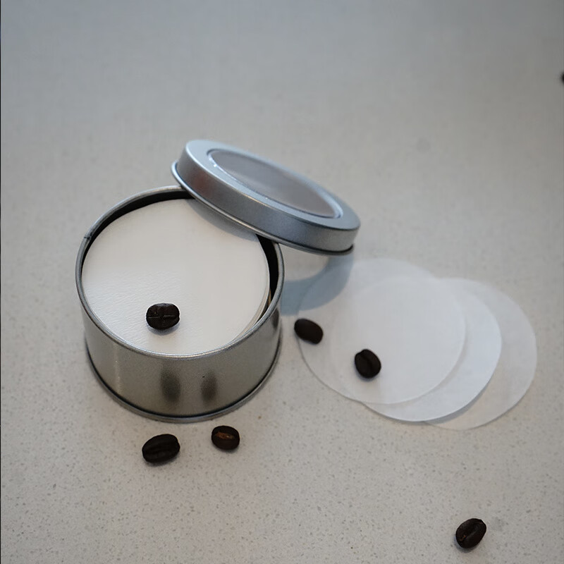 Runhuanian Italian coffee extraction filter paper secondary water separation filter paper 51 53 58mm household general hand brewing disposable 51mm 100 pieces of material