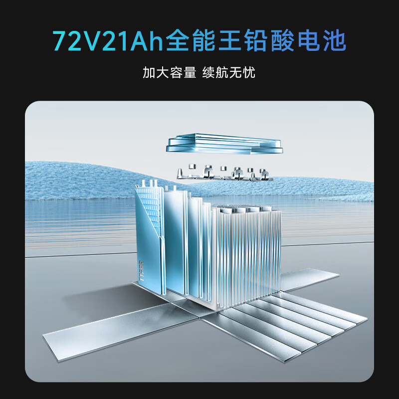 Yadi Electric Motorcycle E30Plus-M Electric Motorcycle 72V21Ah Lead Acid Long Range Smart Electric Light Motorcycle Unisex Long Distance Commuting Motorcycle Battery Car Yadan Brown