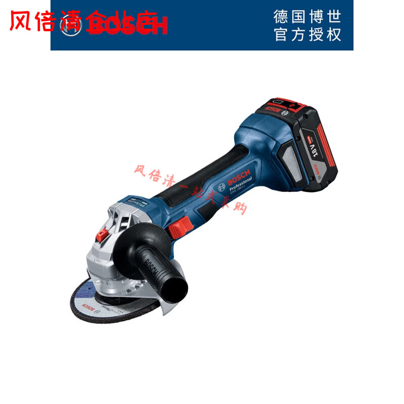 Bosch brushless motor handheld angle grinder GWS180-LI lithium battery 18V heavy-duty cutting machine grinding 125 tool box
