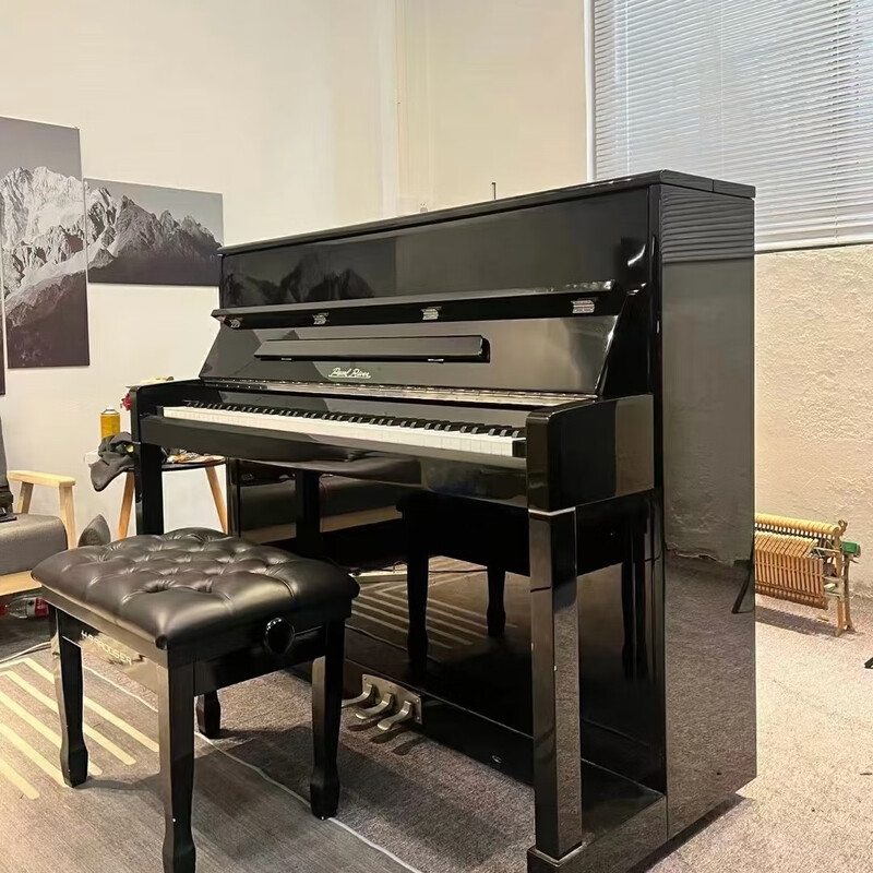 Pearl River Piano UP118M second-hand professional adult performer solid wood mechanical real piano children's upright beginner's grade examination practice 118cm Pearl River Classic 118M (95% new)