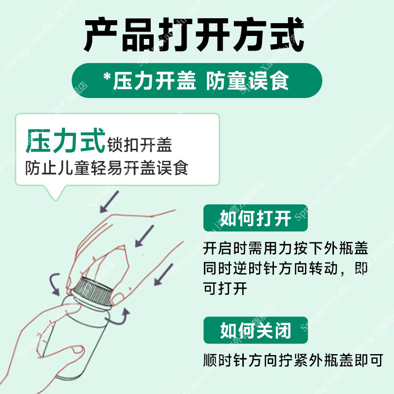 SpringXanadu Active Folic Acid Tablets Men's Homocysteine-lowering Cardiovascular Pentamethyltetrahydrofolate B9 for Middle-aged and Elderly People Imported-60 Tablets*1 Bottle 5methyltetrahydrofolate