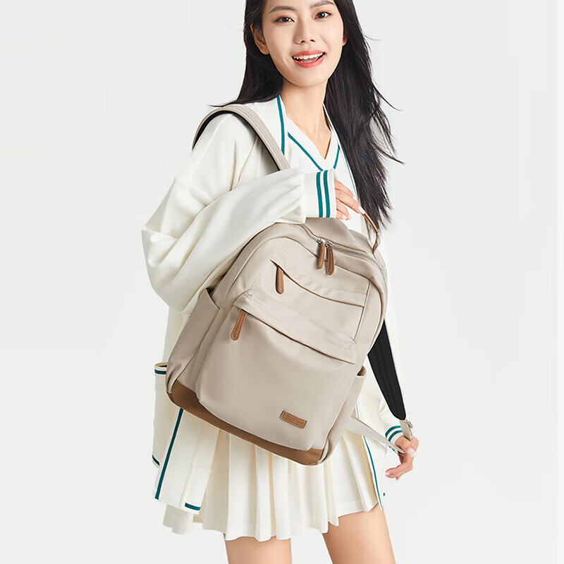 Leif travel bag 14-inch computer bag lightweight college student bag large capacity men's and women's backpack