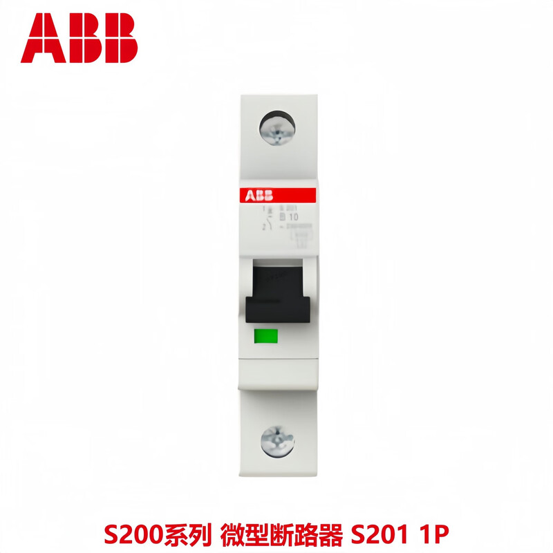 ABB S200 series miniature circuit breaker S201-B/S201-C/S201M-C/S201-D S201-C1丨6kA丨230/400VAC