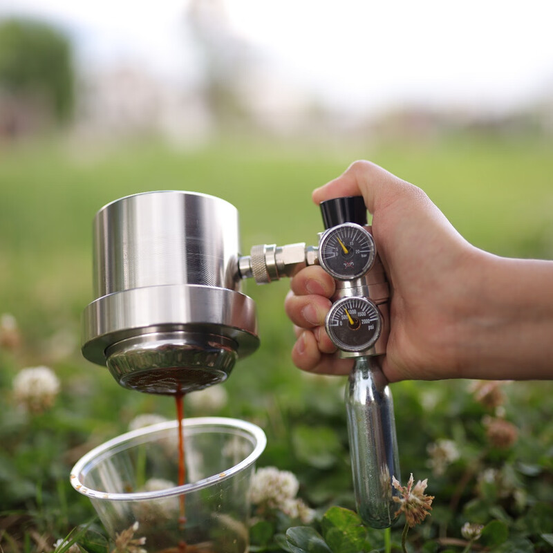 Pneumatic coffee machine replaces Moka pot 9Bar pressurized espresso coffee for home enjoyment outdoor camping portable main pot