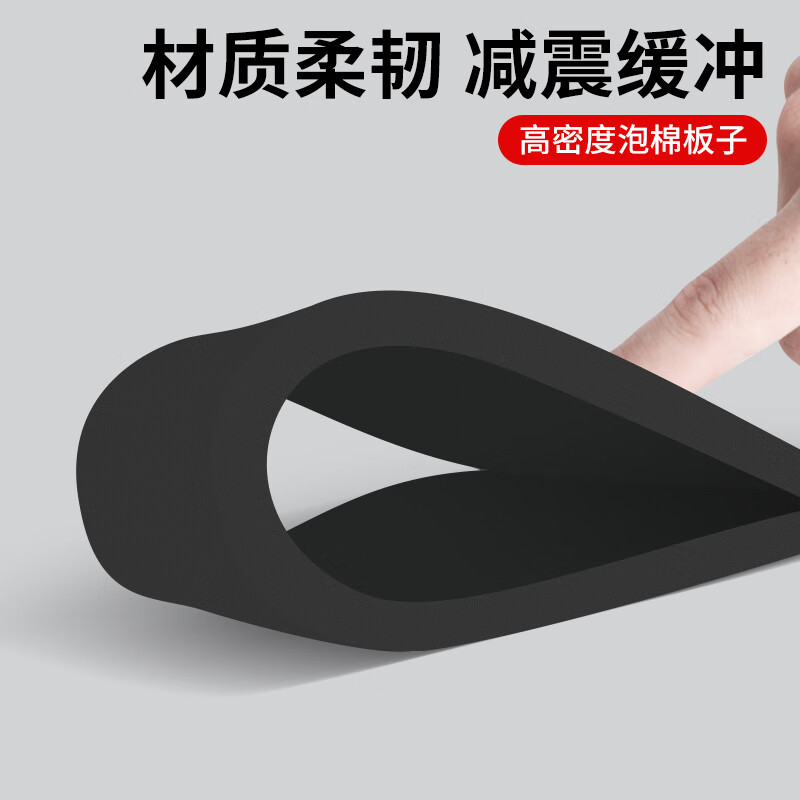 Milechi eva foam board thickened 60mm foam board is high temperature resistant, shock-absorbing, wear-resistant, non-slip and pressure-resistant, packaging, transportation, cushioning, home decoration, sound insulation cotton, high elastic foam sponge board, black -38 hardness eva foam, large package, shipped without creases, 1 meter wide * 2 meters long * 8 mm thick