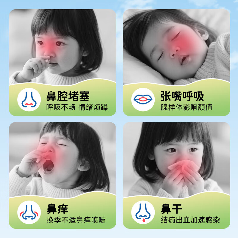 Kefu Xanthium rhinitis oil for children and adults with dry nose, itchy nose, allergic rhinitis, runny nose, nose clearing artifact 10ml*1 bottle