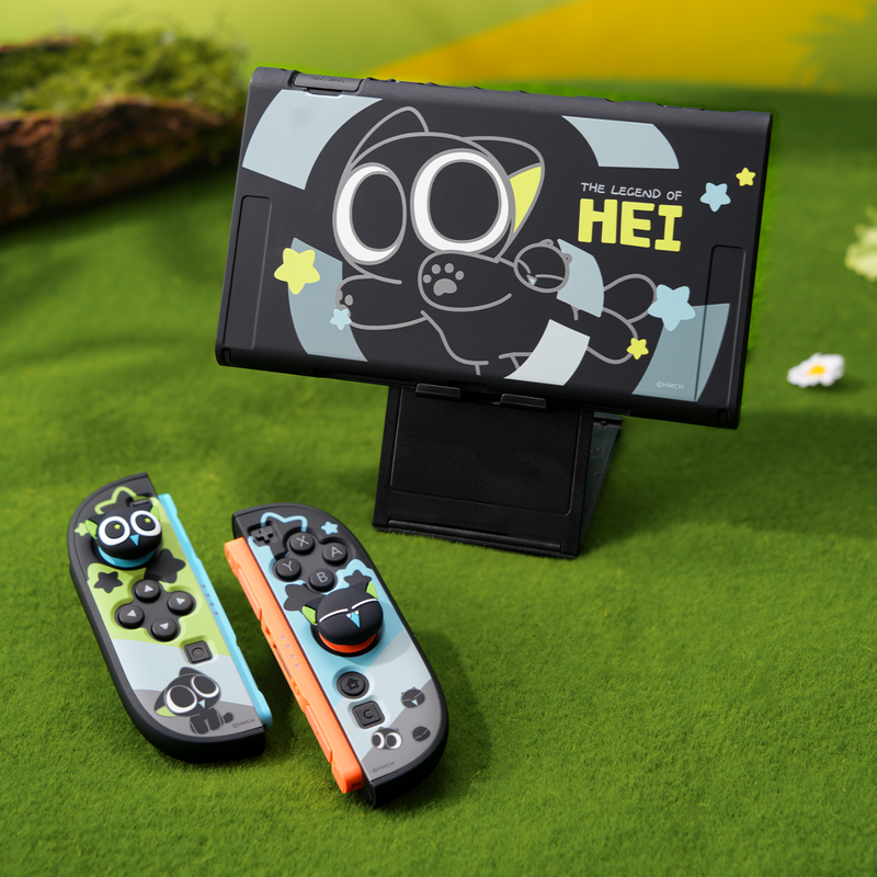 I really want Nintendo Switch2 protective shell NS2 Luo Xiaohei protective shell split original bracket hard shell anti-fall portable cute cartoon switch2 generation game console accessory shell