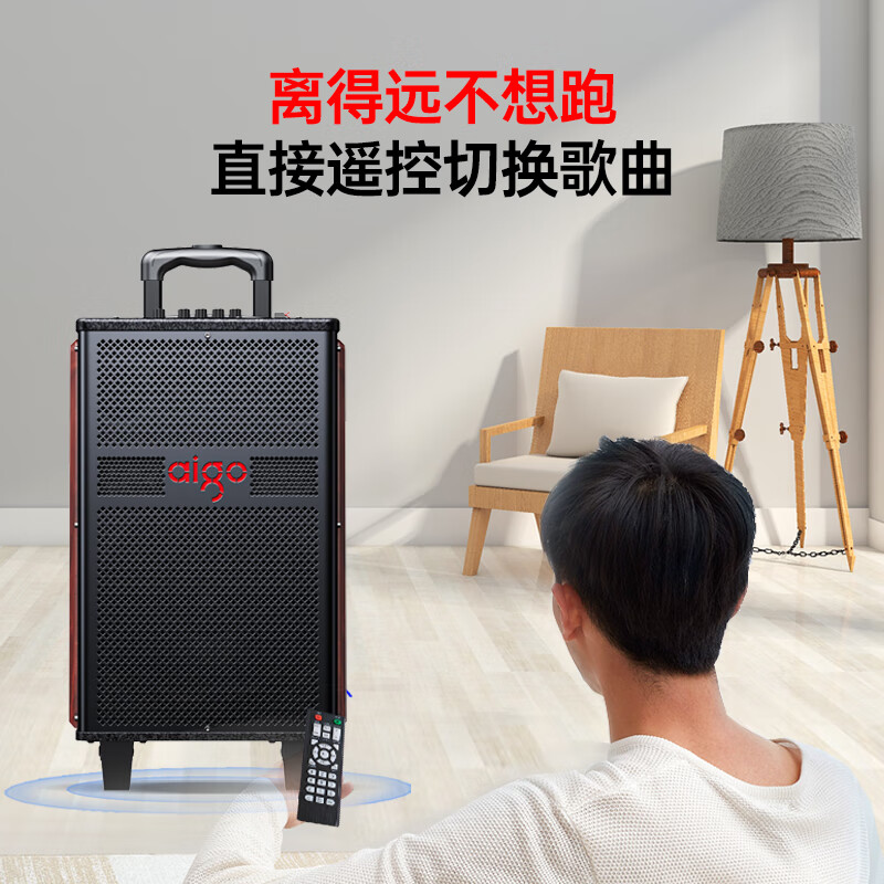 Patriot S610 10-inch heavy bass stage outdoor mobile speaker ktv audio square dance audio camping electric acoustic guitar folk instrument speaker single microphone version