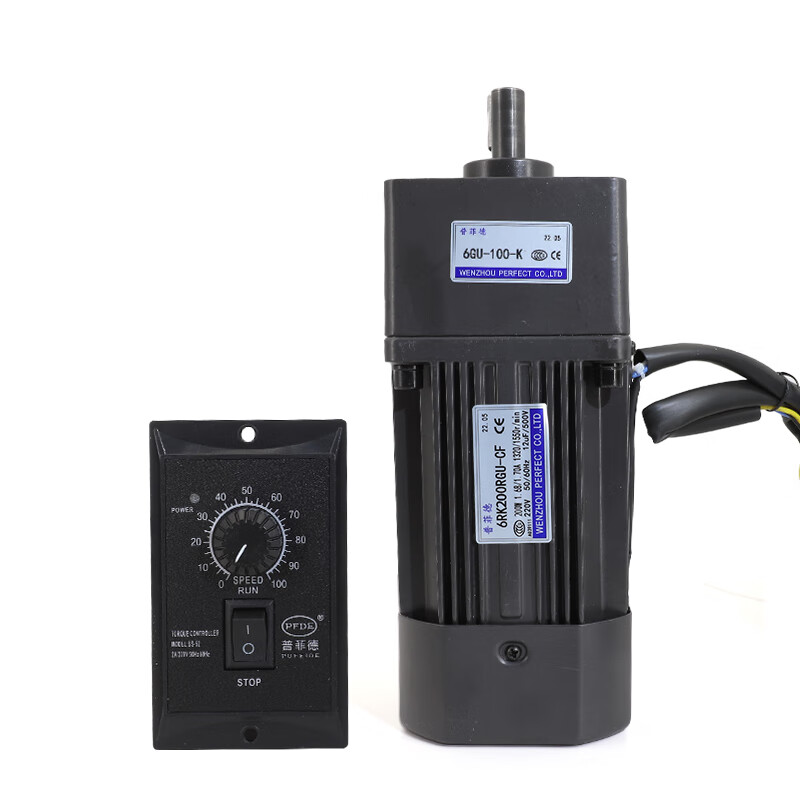 Yue Changsheng 200W 220V speed regulating motor/reduction motor adjustable speed motor 6Rk200Gu-Cf Pufid motor 6GU100K (0-13.5 revolutions per minute Order 380V reduction motor