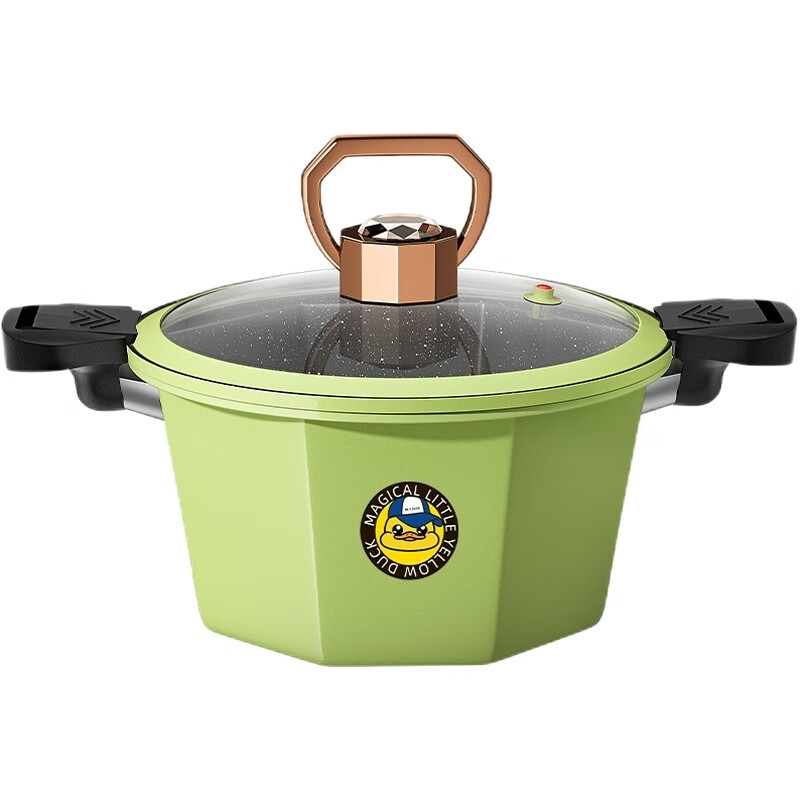 Ye Yu Maifan stone micro-pressure cooker household binaural stew steamer non-stick soup pot accessories gas nozzle pot lid 22cm red sealing ring