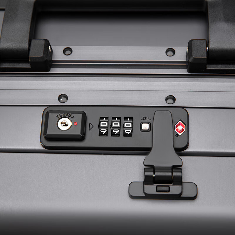 Walker Shop Aluminum Magnesium Alloy Brand Luggage 2026 New Business Travel Suitcase Multifunctional Front Opening Boarding Case Dark Blue 20 inches