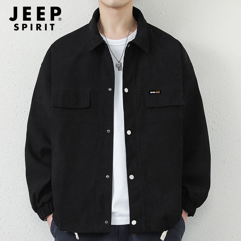 JEEP SPIRIT Jeep jacket men's autumn jacket men's windproof clothes versatile men's tops men's clothing