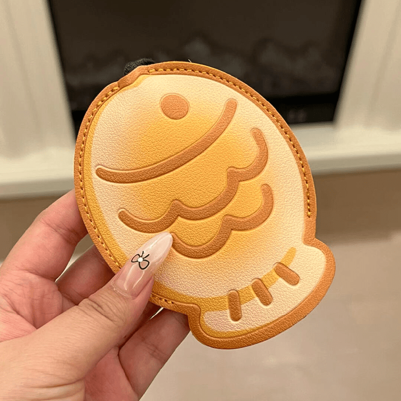 Shijanu Avocado Pull Key Bag 2025 New Style Suitable for Volkswagen Audi Benz Avocado embossed three-dimensional process (10.5*8.6cm)_