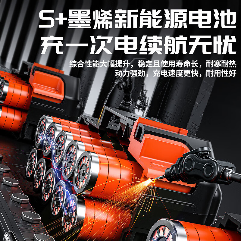 Wanniu electric pruning shears, hand-held pruning shears for fruit trees, special lithium-ion shears, rechargeable electric shears, scissors, pruning artifact, brushless 138 type, high-efficiency type, 10.0Ah, three-power