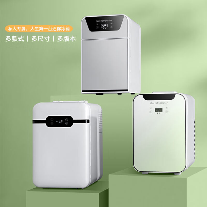Mini refrigerator for one or two people home office extra small 2024 new car refrigerator refrigerated 20L single core set of forced cooling chips