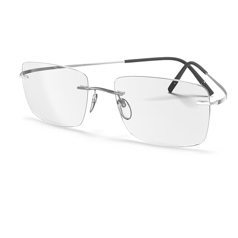 Silhouette glasses frame rimless high-tech titanium frame Wei Daxun same style for men and women optically wearable myopia glasses frame 5599GH