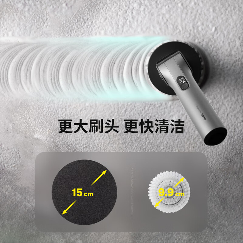 HOTO Little Monkey Whole House Electric Cleaning Brush Max Smart Home Cleaning Brush Waterproof Infinitely Adjustable Magnetic Head Gift