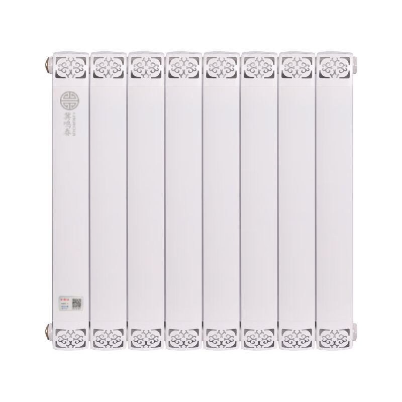 Yueming 8080 copper-aluminum composite radiator household radiator water circulation fixed radiator plumbing manufacturer direct sales free shipping center distance 600-14 columns full height 65cm*14 columns copper-aluminum 8080 type horizontal tube 40 riser 25