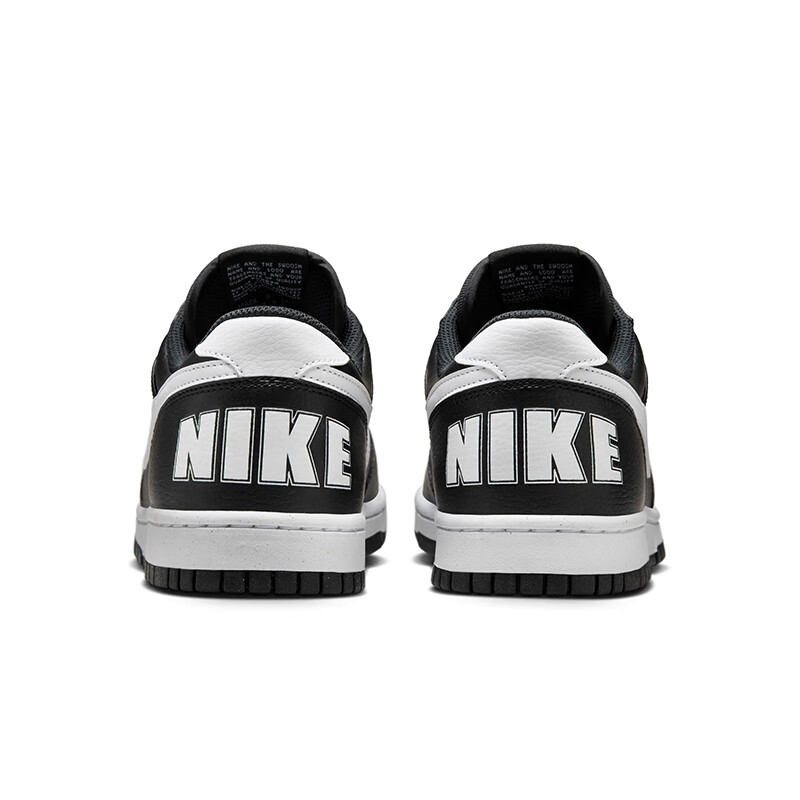 NIKE NIKE Men's Casual Shoes BIG NIKE LOW Sports Shoes 355152-016 Black and White 40
