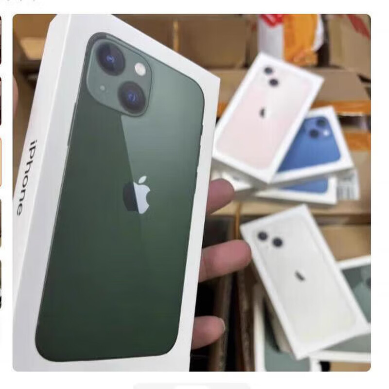 MI Brand New Unopened Original Apple iPhone 13 Apple National Bank Spare Mobile Phone Creative Accessories Midnight Color 128GB