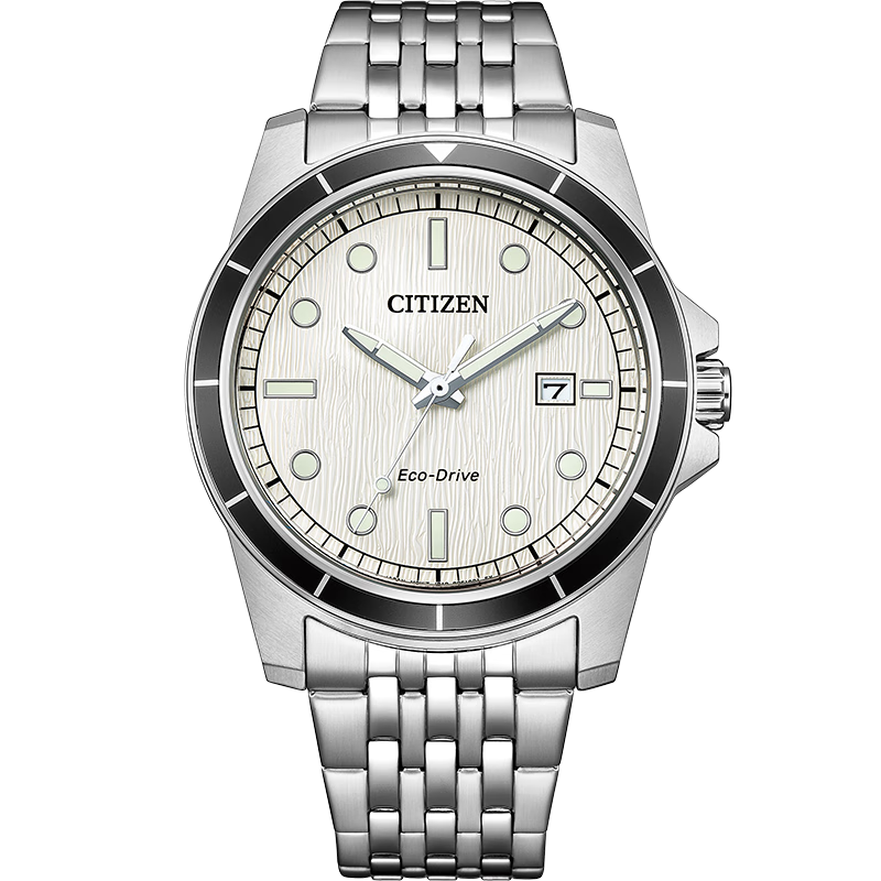CITIZEN watch men's Japanese and Korean watch Liujun series Year of the Horse new product light kinetic energy day display steel belt gift AW1819-56A