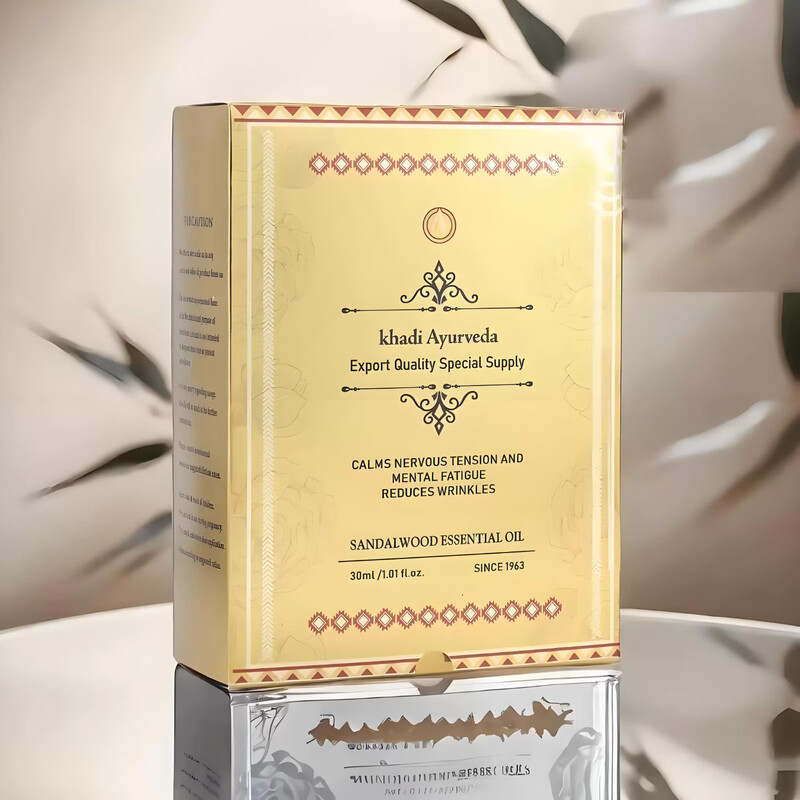 KHADI genuine direct sale of Indian Ayurveda facial essential oil anti-wrinkle essence pure plant small molecules Indian Ayurvedic oil bottle*30ml