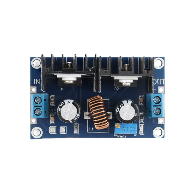 XL4016E1 DC-DC step-down power module high-power 8A voltage stabilization and voltage regulation with digital display/adjustment knob XL4016E1 step-down module no specifications