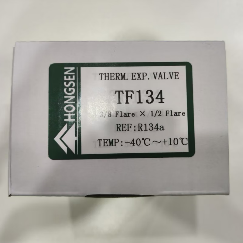Refrigerator cold storage TF type right-angle internal balance R22/R404/R134/R410 throttling thermal expansion valve TF22 valve body No. 2 core R22