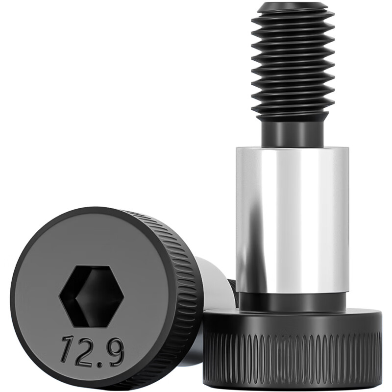 Tianzhuo Hardware 12.9 grade inner hex plug screws, equal height shoulder shoulder limit bolts M5M6M8M10M12M16mm 8*M6*30 (black)-5 pcs
