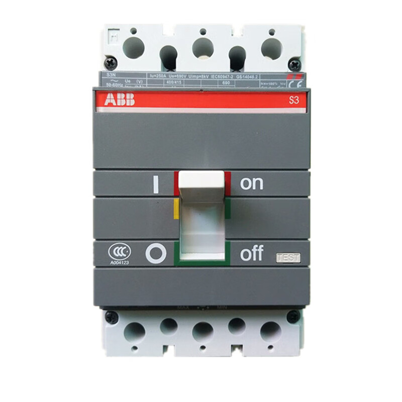 ABB molded case circuit breaker S3N250 3P 4P R160A200A250A three-phase circuit breaker, false one will compensate ten 200A 3P