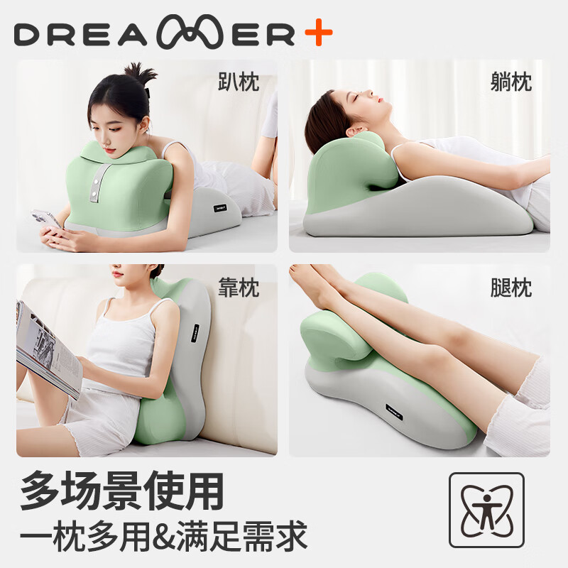 Zhimengren couple intercourse pillow, couple's intercourse mat, multi-functional auxiliary tool for women, private cushion, tummy mat, upgraded small pillow, bed intercourse mat, fruit green color matching