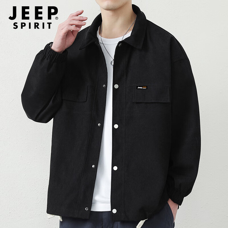 JEEP SPIRIT Jeep jacket men's autumn jacket men's windproof clothes versatile men's tops men's clothing