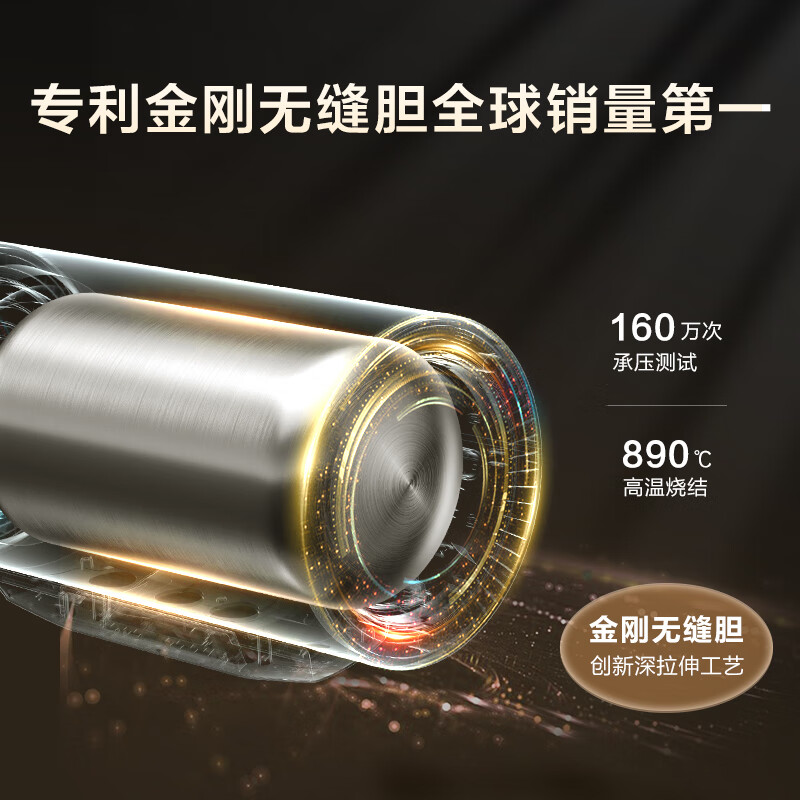 Haier (Haier) national subsidy 20% electric water heater 60 liters PD3 King Kong seamless bladder lifetime no need to replace magnesium rod first level energy efficiency energy saving water storage type large water volume household Jingdong self-operated