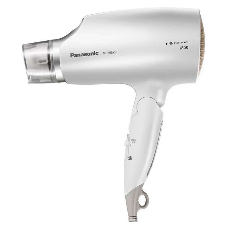 Panasonic Nanoi water ion hair care hair dryer household high-power quick-drying hair dryer does not hurt sending girls New Year's gift white EH-WNA3C