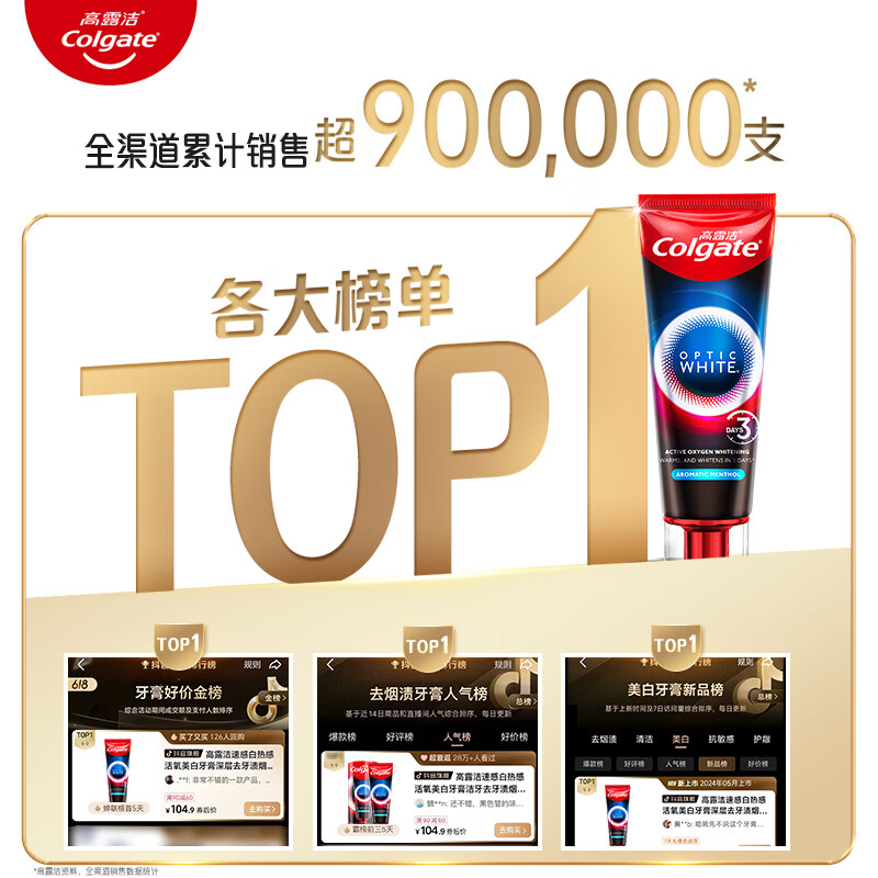 Colgate Quick Whitening Toothpaste Removes Smoke Stains, Removes Yellowing, Removes Bad Breath, Brightens Men and Women, Imported 85g*2, Randomly Packed