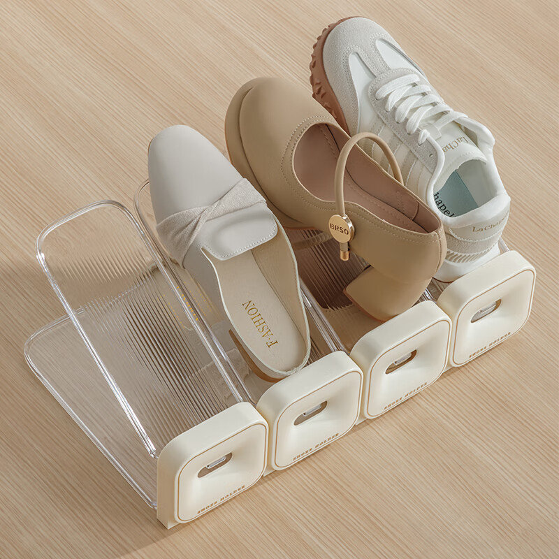 Home KATEI STORY Japanese shoe rack shoe storage artifact double-layer shoe bracket adjustable shoe cabinet shoe storage rack shoe rack storage rack