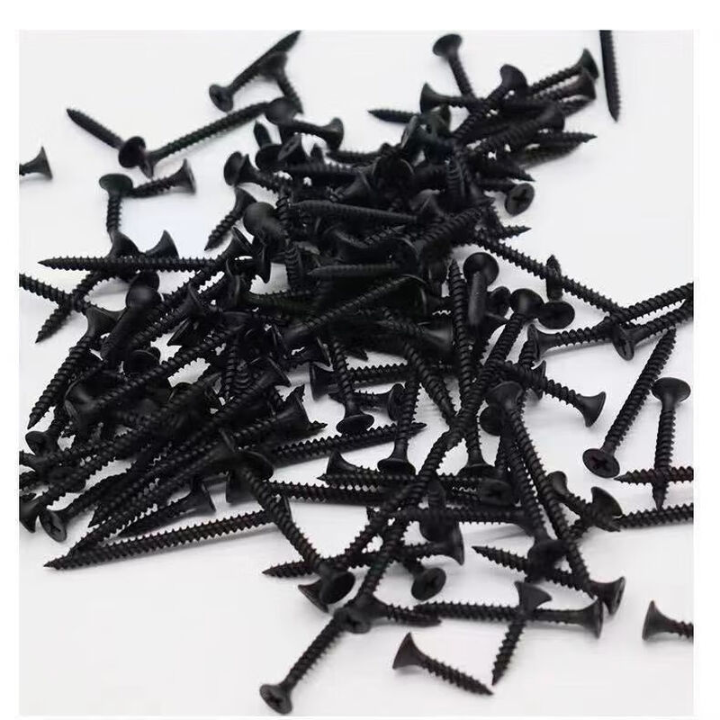 Jieyimao whole bag wholesale 50 catties dry wall screws light steel keel gypsum board super hard screws bulk self-tapping screws quenching 3.5*25 whole bag 50 catties free batch head