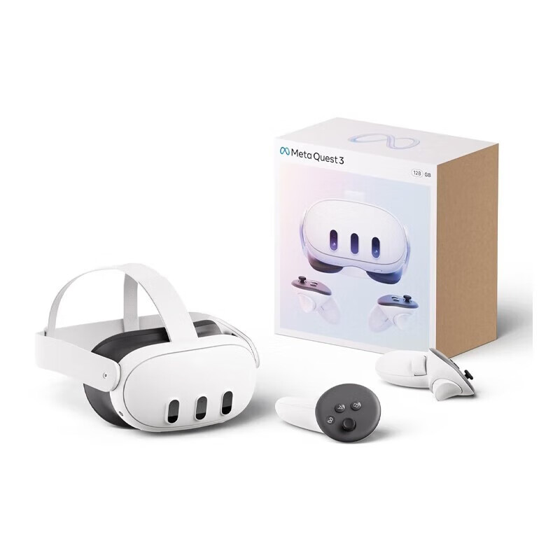 META Quest3 VR all-in-one machine Meta Quest3S VR glasses and helmet meta quest3 smart XR device Quest3 512G + elite headset + storage bag, etc. Brand new and original, not activated