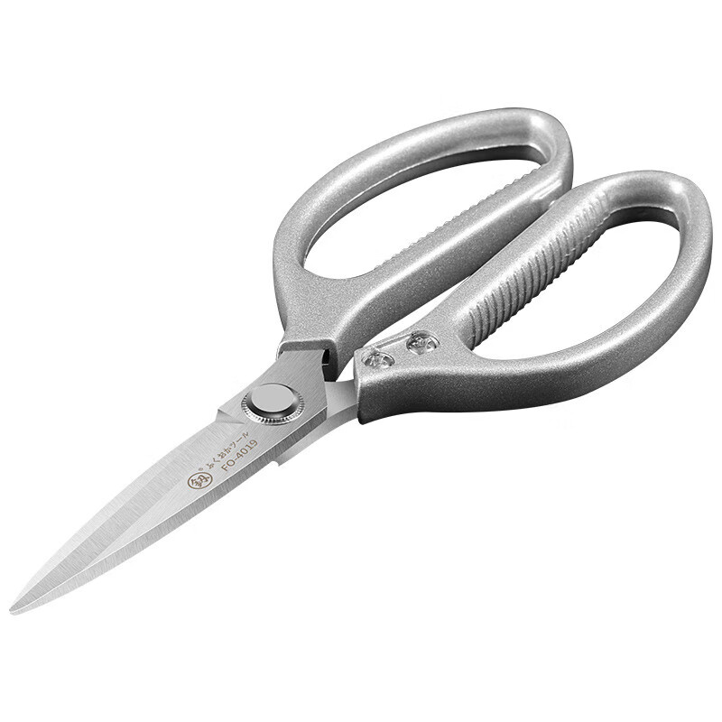 Fukuoka industrial-grade strong scissors, kitchen household tailoring scissors, stainless steel large cutting multi-functional small scissors, FO-4019 strong scissors